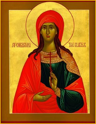 Hellige martyr Christina af Tyrus