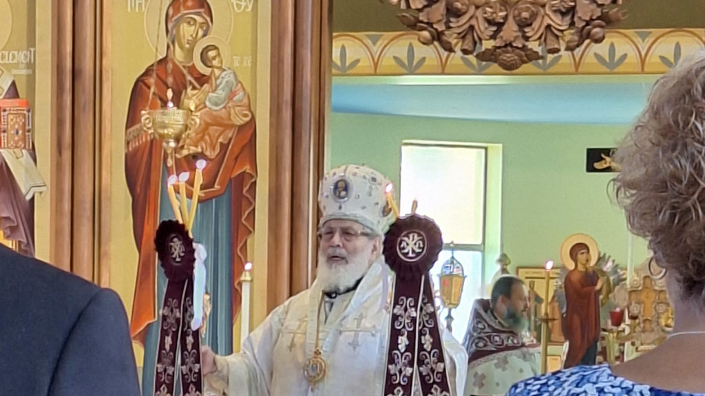Metropolit Joseph, Hellige Clement af Ohrid Kirke i Dearborn, Detroit, 23. juli 2023.