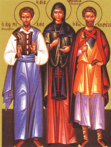 Ikon af hellige Anastasia patricierinden fra Alexandria