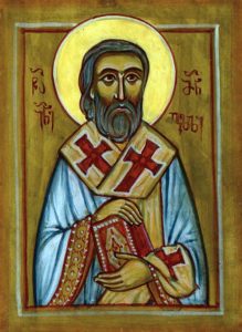Ikon af hellige Johannes, biskop af Manglisi