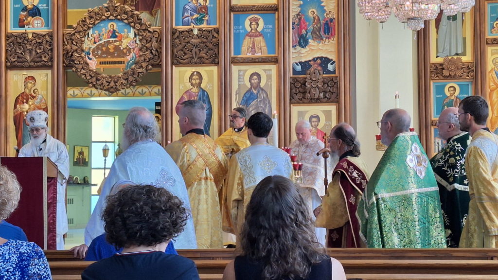 Biskoppelig liturgi, søndag den 23. juli 2023, Hellige Clement af Ohrid Kirke i Dearborn, Detroit.